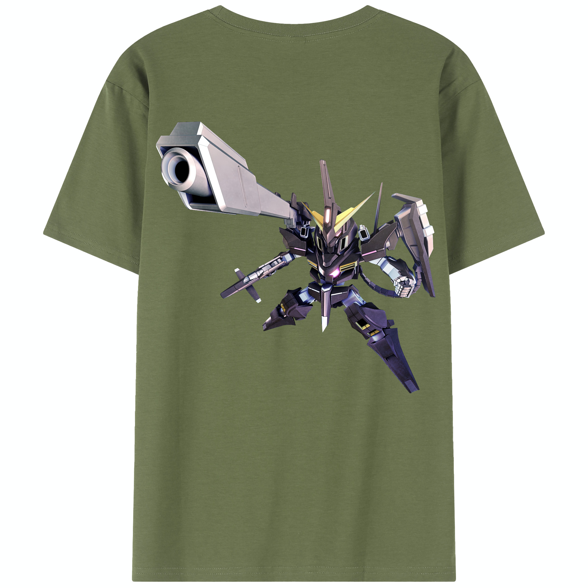 （画像用） 機動戦士ガンダム Mobile Suit Gundam 綿100％半袖Tシャツ（背面プリント）